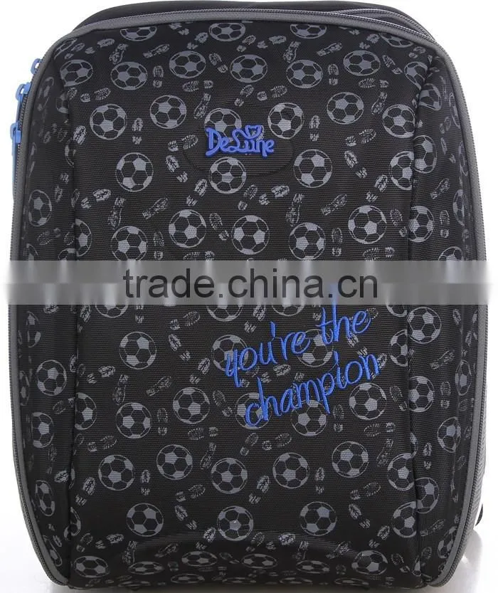 Football print boys school bags for kids EVA school backpack