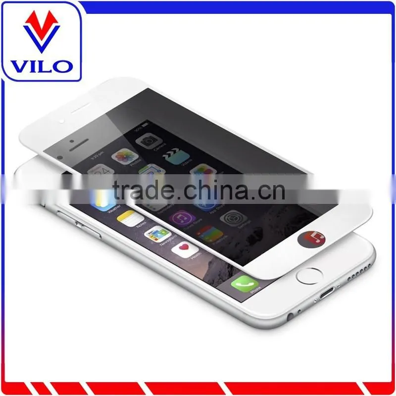 Silk Printing Anti-Spy Temepred Glass Screen Protector For iPhone 6/ 6S