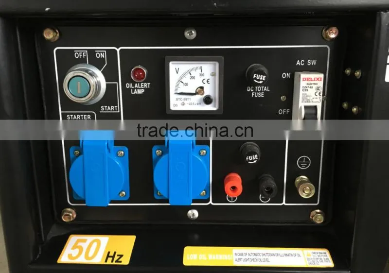 China factory 5kw electric diesel generator price