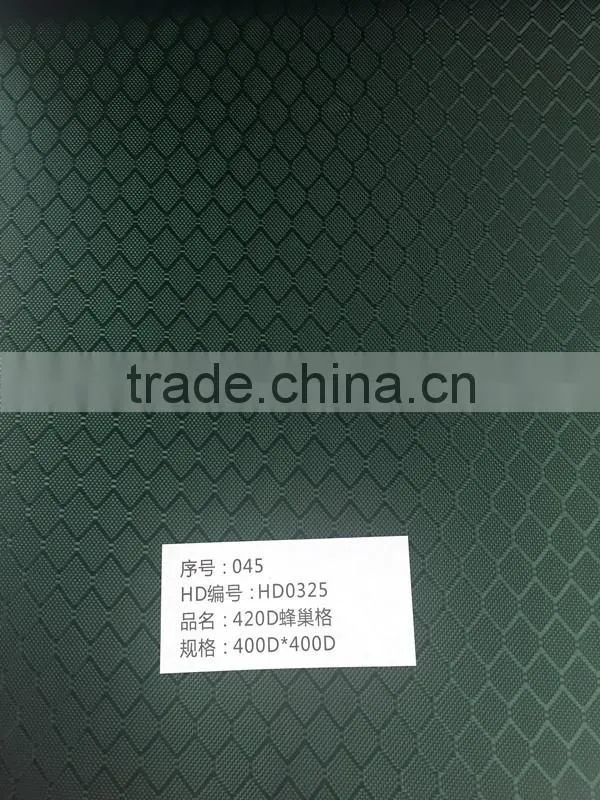 oxford fabric coated pu/600d oxford coated pu or pvc