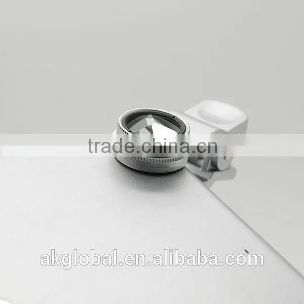 special gifit hot new product for 2015 Triangular Prism Lens with Clip for Mobile Phone Camera