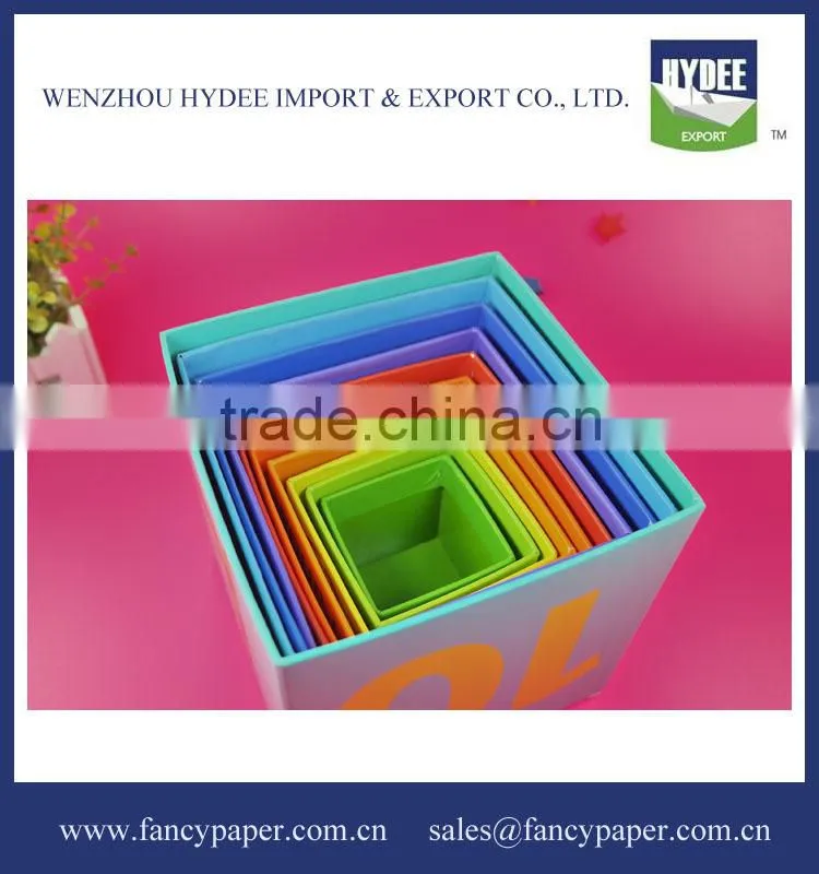 Animal Paper storage box Set/Colorful printed storage box