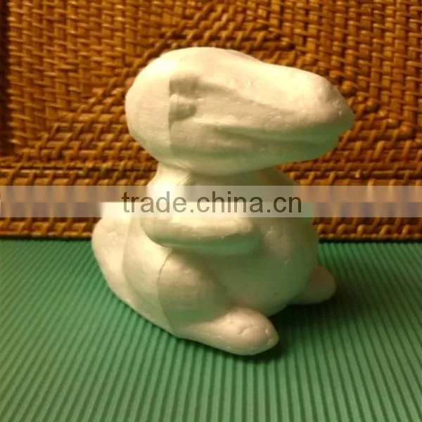 Yiwu wholesale styrofoam animal mold of mini plastic dinosaur for children DIY toy