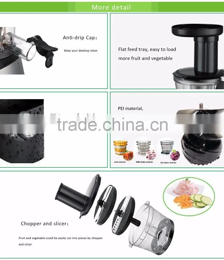 Patent! Slow Juicer (black with red)