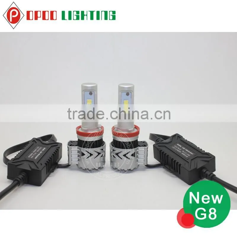 Super bright G8 6500K 6000LM 9007 led headlight bulb