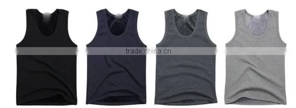 100% coton blue tie dye tank tops for man