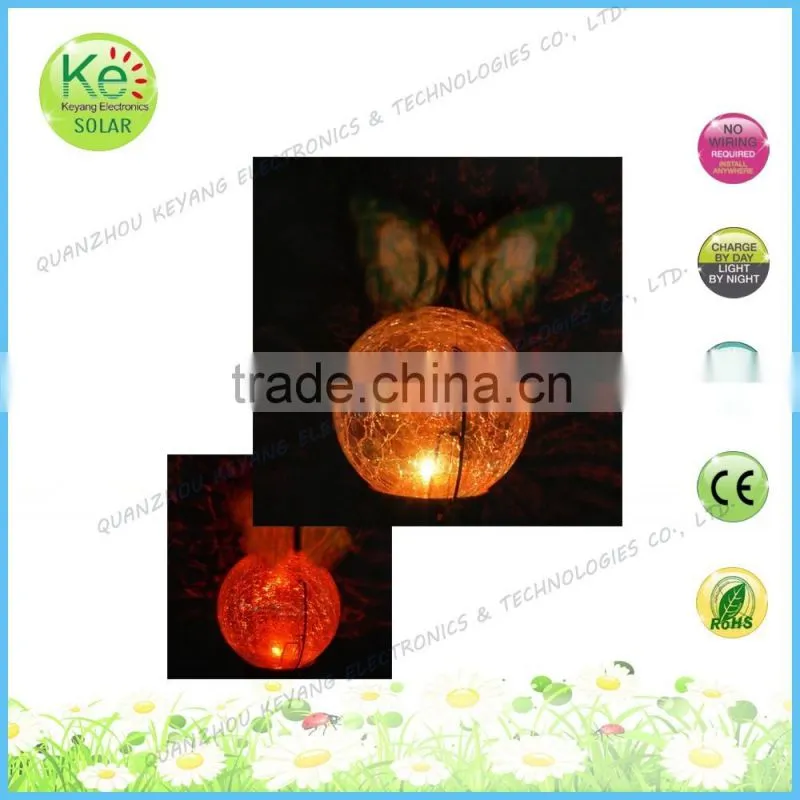 Butterfly solar light power street garden lighting