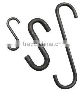 S Hooks with Plastic Coating