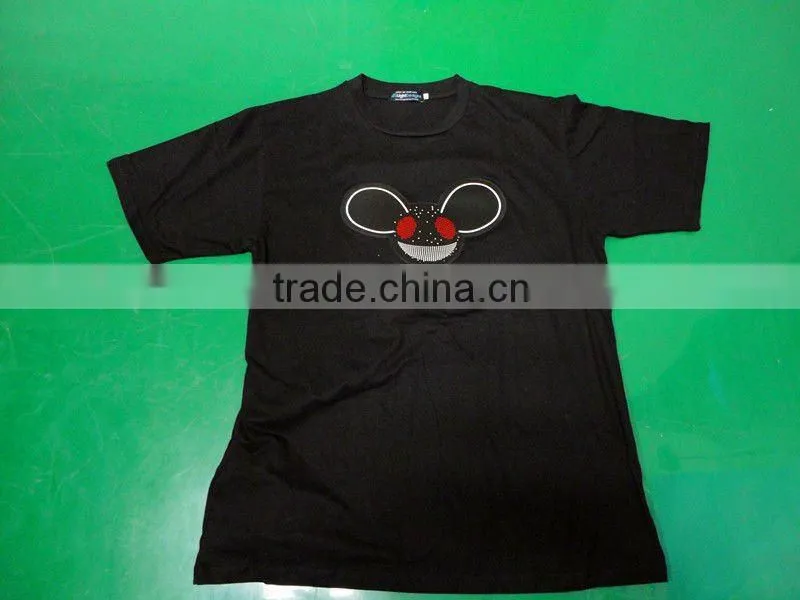 el flashing panel for t-shirt,washable T-shirt