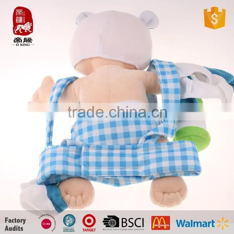 Factory wholesale stuffed Baby plush suits calm doll for kids