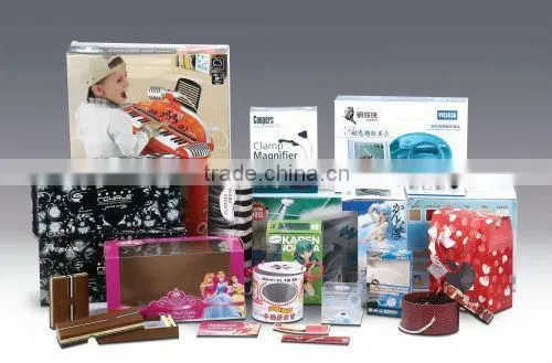 High quality paper material packaging color box