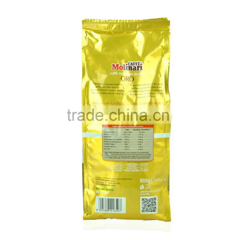 coffee bean packaging bag/plastic coffee bean packaging