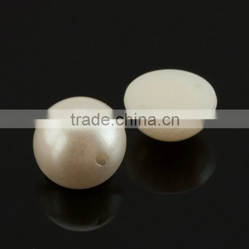 Wholesale Flat Back Plastic Pearls in Bulk