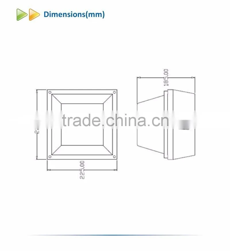 40W Square UL approval LED Ceiling Lamp