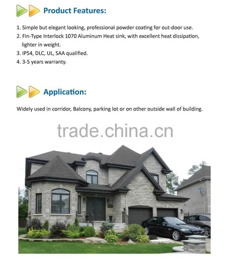 Outdoor DLC 120W LED Wall Pack Light