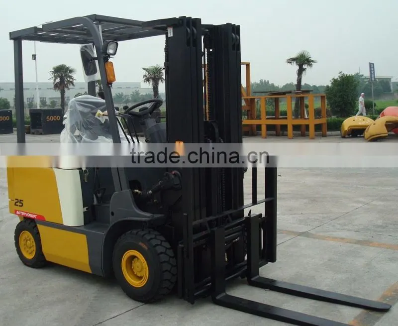 2.5 Ton Full Electric Battery Forklift Truck Lifting Height 6M With Low Price