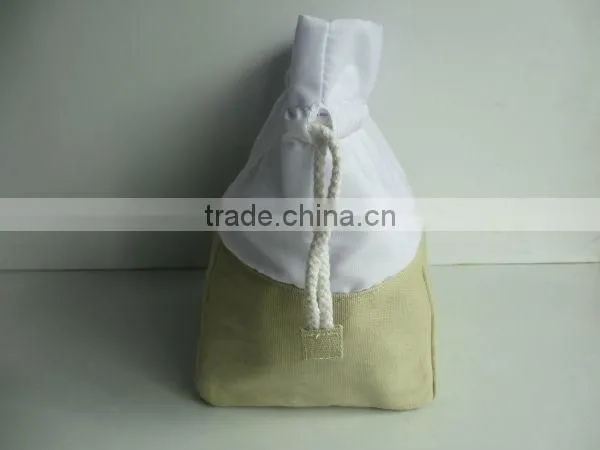 12oz cotton canvasdrawstring cosmetic bag