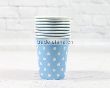 Christmas tree disposable paper cup with light bule color