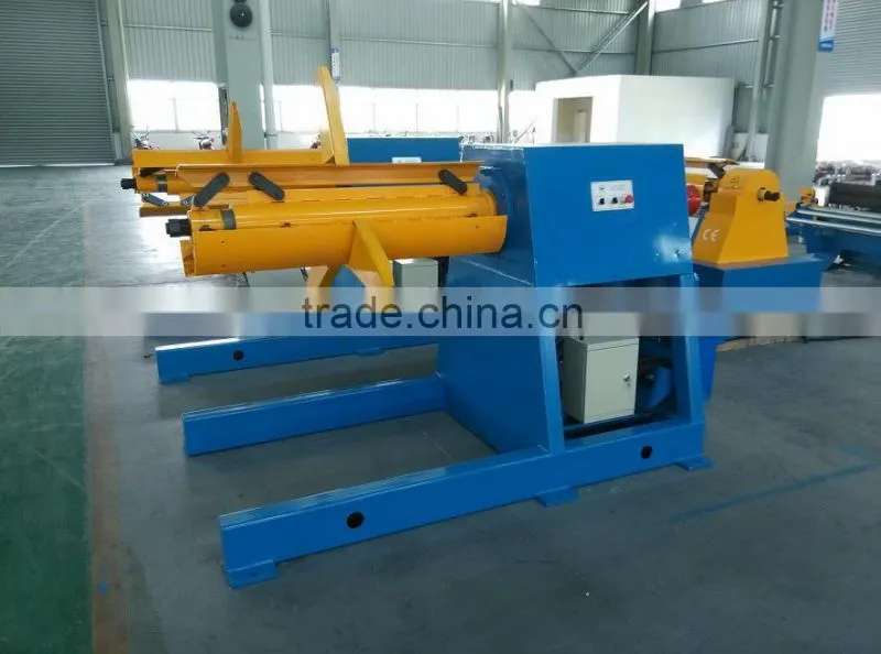 5 tons hydraulic steel coil unwinder