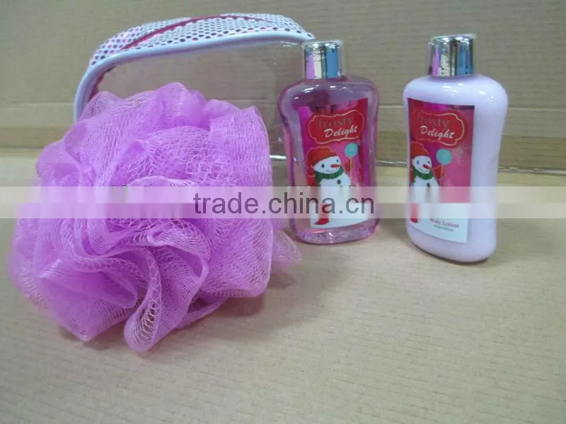 High quality body care travel set as christmas 2013 new hot items gifts