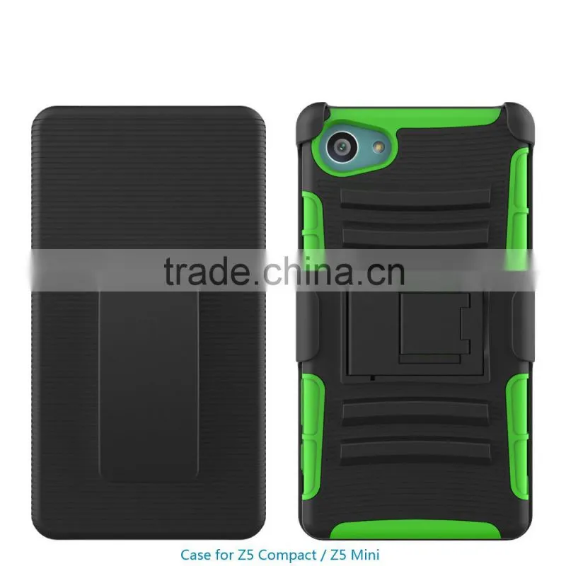 New arrival Fashion Hard Future Armor Impact Hybrid Hard Case Cover case for sony xperia z5 compact alibaba china