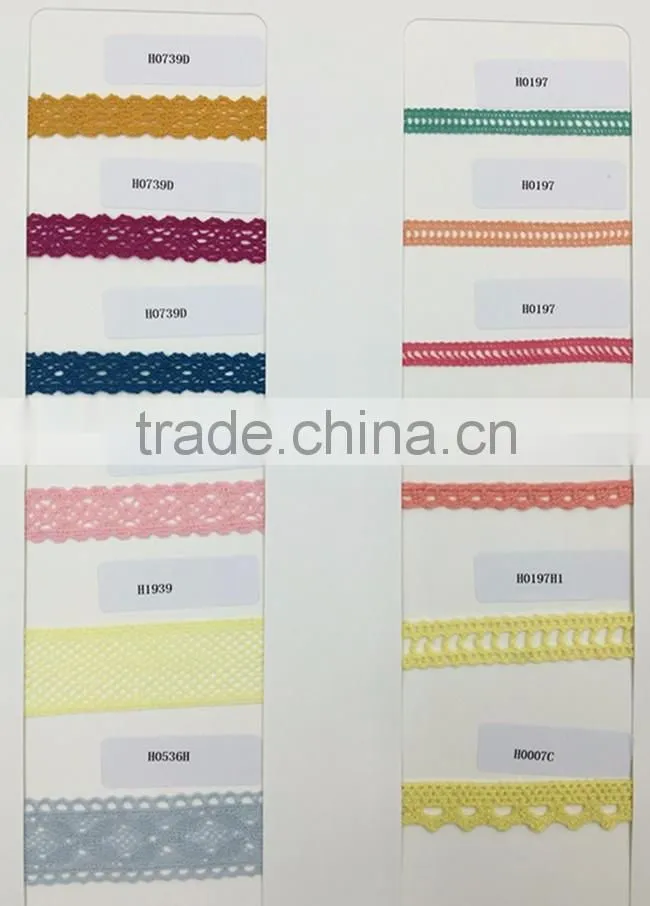 High Quality Fashion Decorative Cotton Lace Trimming