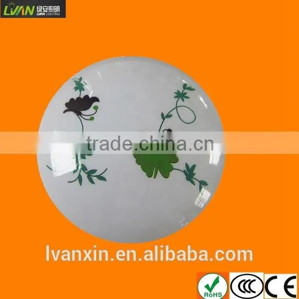 Acrylic round white color led garage ceiling light 12w ROHS LVD approved