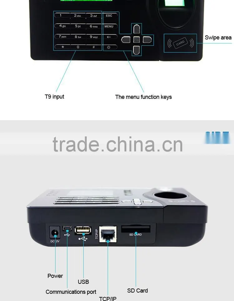Color Screen Finger Print Reader (OC057-2-3)