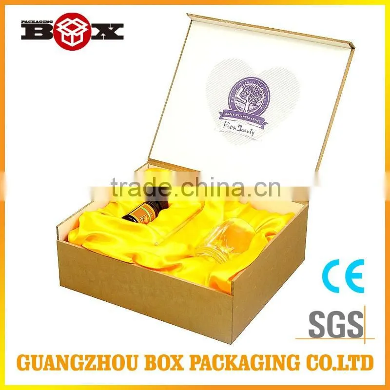 Nice handcraft magnetic flap closure paper custom cardboard hard gift box for Chinese tea