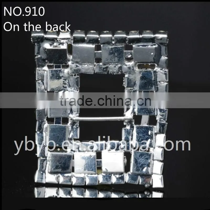 Hot ! Small Rhinestone Ribbon Button For Wedding Invitation-910
