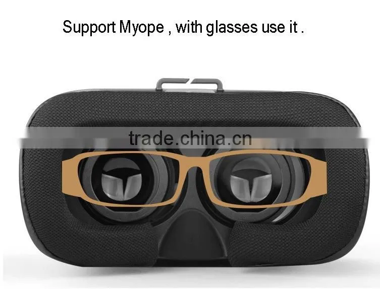 VR Box With Remote Headset Virtual Reality Headset 3D Viewing Glasses For iPhone/Samsung