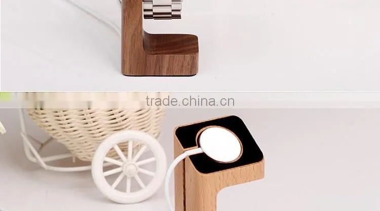 New Products 2016 Stand for apple watch,China Import Items Wood for Apple Watch Stand
