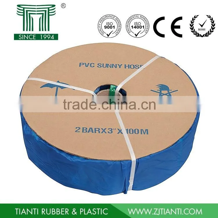 3 inch heavy duty PVC lay flat water hose