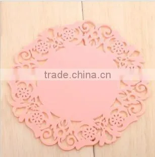 fashion silicone cup mug mat