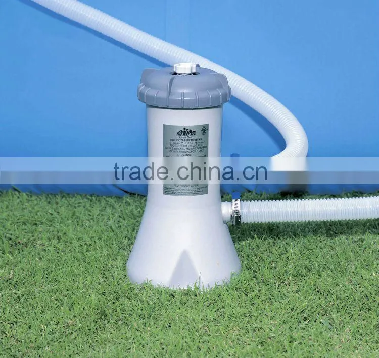 600 Gallan Inflatable Swimming Pool Plastic Aquarium Pool Filter Pump with 4pcs Clamps (P2102)