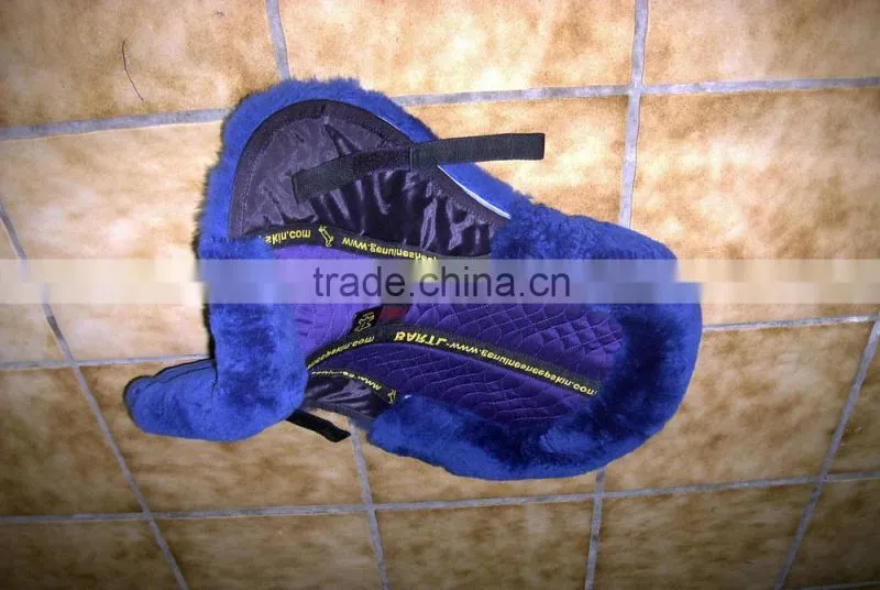 Cheap Blue Horse Saddle Pad Horse Equipment Product Comfortable Saddle Pads