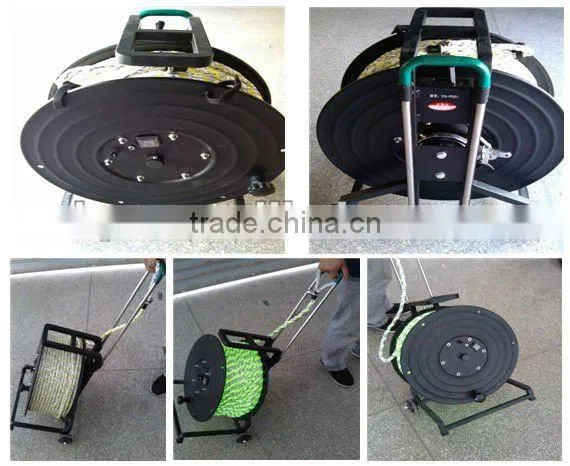yellow-green brightness water rescue rope