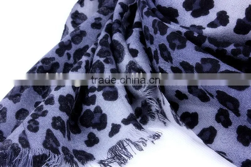 Mercerized Wool Printed scarfs