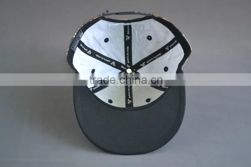6 panel distressed camo hat