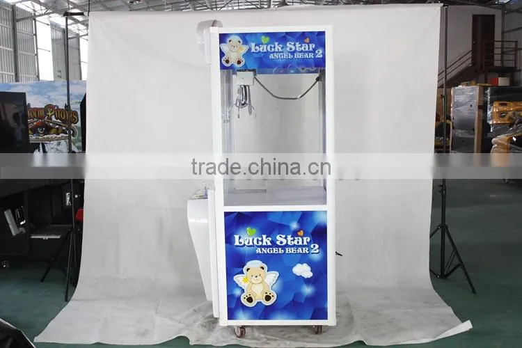 LSJQ-756 Diamond graphics crane claw machine plush crane toy vending machine for sale mini crane game