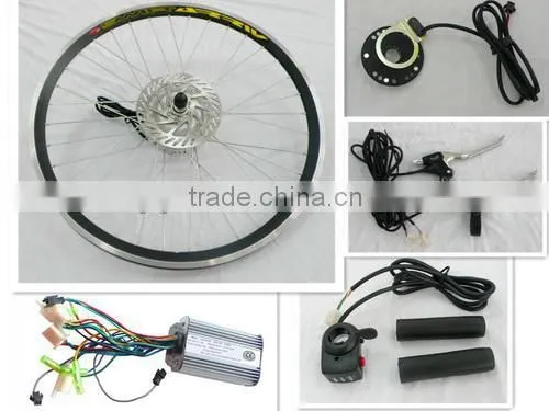 Front wheel electric bike bicycle kit