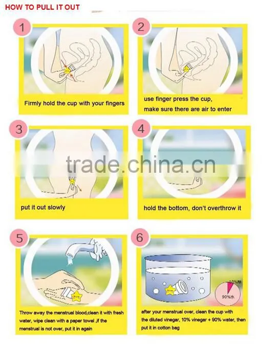 12 Hours Menstruation Protection silicone cup Menstrual Period Cup