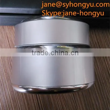 Empty Lid Aluminum Glass for Cosmetic Face Cream sealable Jar Pot Jars