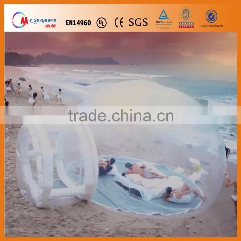 Factory customize! Clear Inflatable Dome Tent Inflatable Bubble Tent Transparent Inflatable Tent