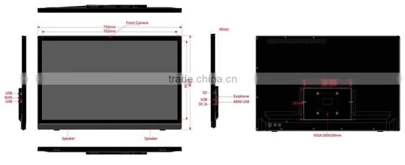 32 Inch Android 4.4 Digital Photo Frame