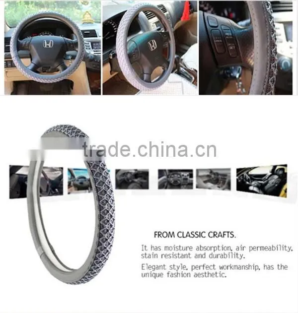 reliable quality steering wheel cover of beige