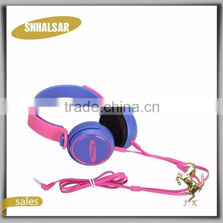 2016 EP-17 cartoon headphones earphones colorful stereo wired earphones headphones