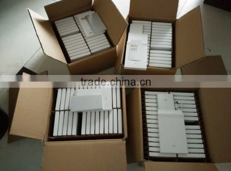 Super Slim 9.9mm Xiaomi Power Bank 5000mAh original, Portable Mobile Baterry Smart Powerbank 5000mAh Charger, Red and Silver