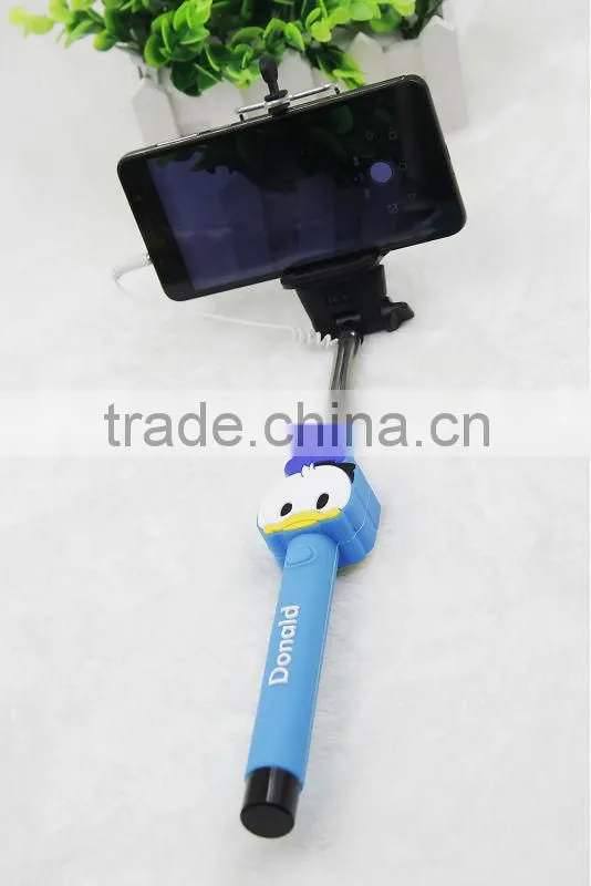 Selfie Stick With Bluetooth Shutter Button