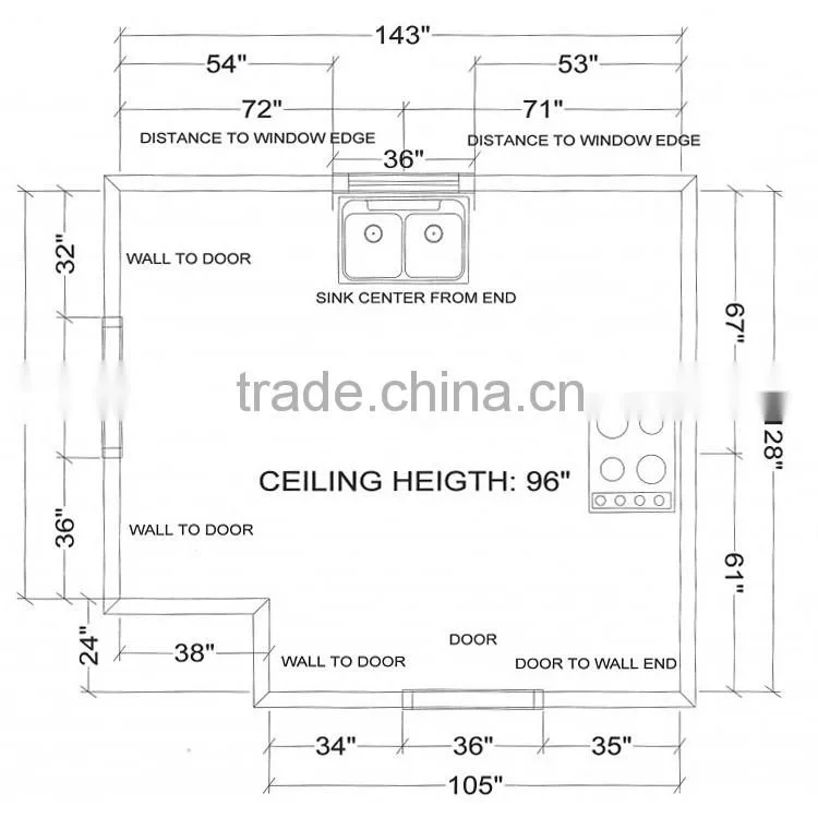 2016 coming fashion kitchen wholesale furniture